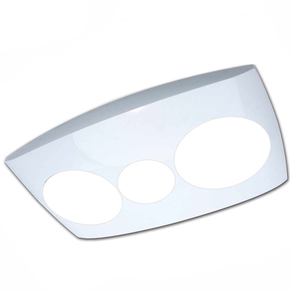 Martec Replacement Cover Fascia for Contour 2 MBHC2LW Bathroom Heater, White - SPCPC2W
