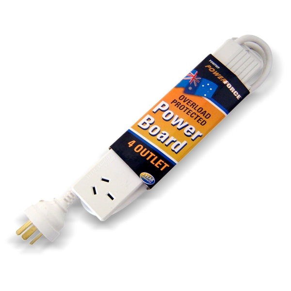 Powerforce POWFWP 4 outlet overload protected powerboard