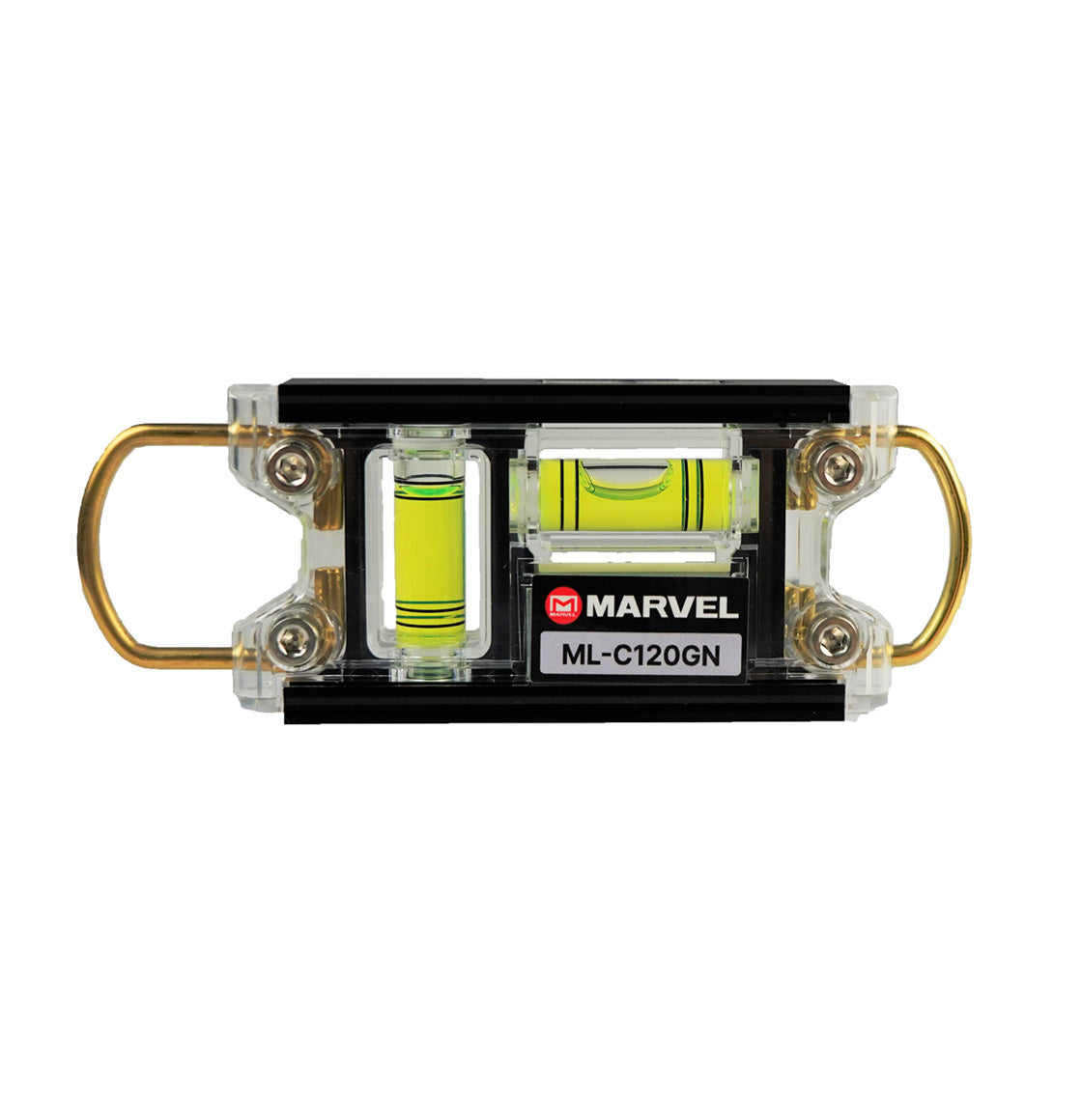 Marvel ML-C120GN Electrician Colour Level - 120mm Magnetic Pocket Torpedo Level, Green