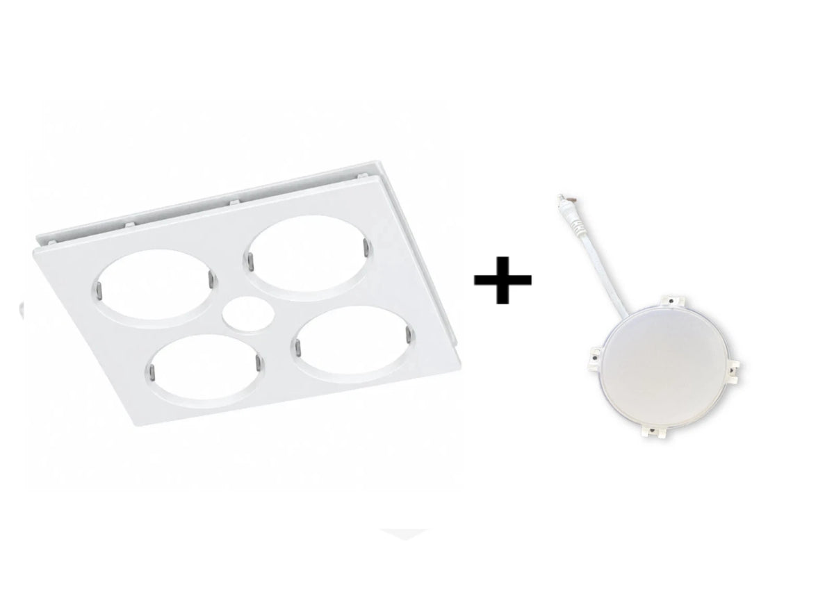 Martec Forme 4 cover SPCPF4W + LED module MACSPMBH10W bundle
