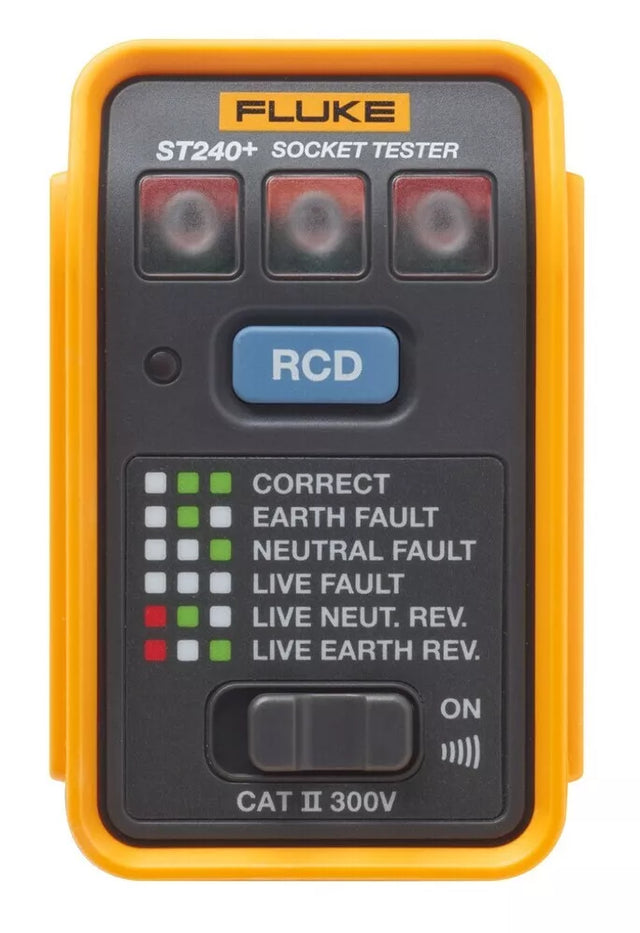 Fluke ST240+ RCD socket tester with beeper