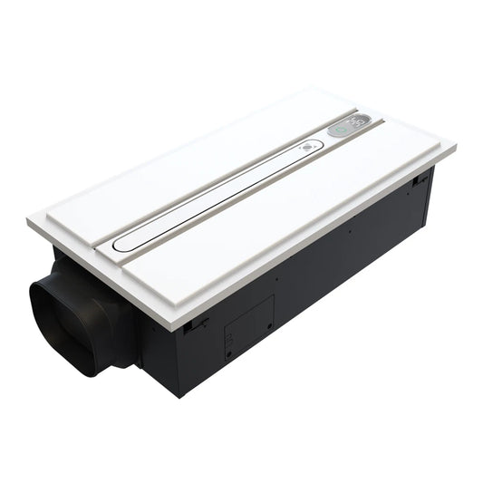 Domus Airsway 6 in 1 Premium Slimeline Bathroom Heater - Light Heater Exhaust Fan
