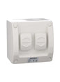 Clipsal Weather Protected Power Point Outlet Sockets + Switches  - Grey