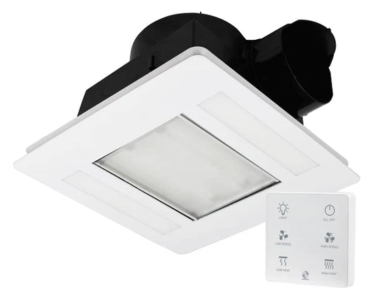 Fantech Response Radiance 3 in 1 Bathroom Heater + Exhaust + Light RESP3-1WH
