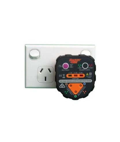 Socket & See SOK36AU Professional Tester - Wiring / Earth Loop / Polarity / RCD Checker