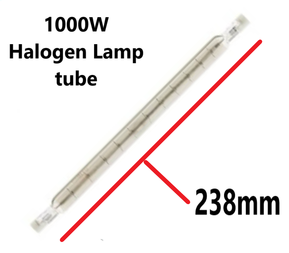 Brilliant 21478SP002 1000W R7s 238mm Linear Halogen Infrared Heat Lamp